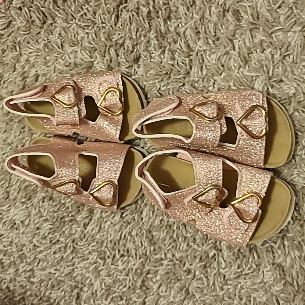 Glitter Toddler Sandals
